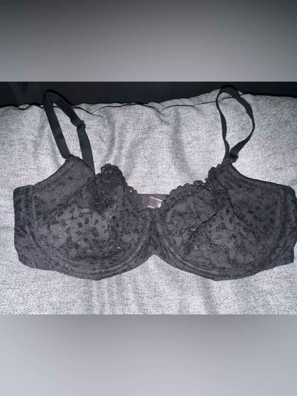 Victoria's Secret Black Lace Underwire Bra